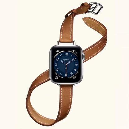 Apple Watch Leather Strap - Double Tour, PU Leather | Elegant Style
