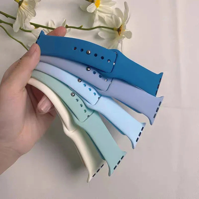 Clear Silicone Apple Watch Strap - Water-Resistant | Comfort