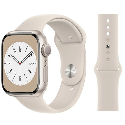 Apple Watch Silicone Sport Band - Crisp White, Comfort | Secure