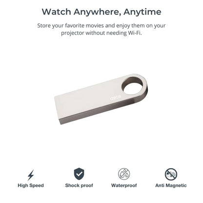 128GB USB Drive - Projector Ready | Entertainment