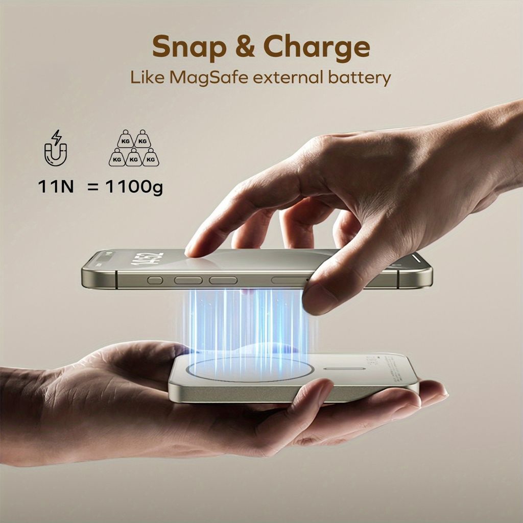 MagSafe Power Bank - Slim, Magnetic | Wireless Charging