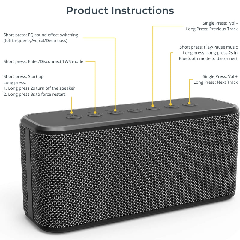 Premium Bluetooth Speaker - High-Fidelity Audio | Immersive Sound