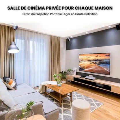 Portable Projector Screen - 100" 4K 3D | Home Cinema