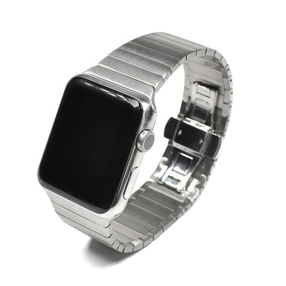 Apple Watch Stainless Steel Band - Midnight Steel | Sophistication