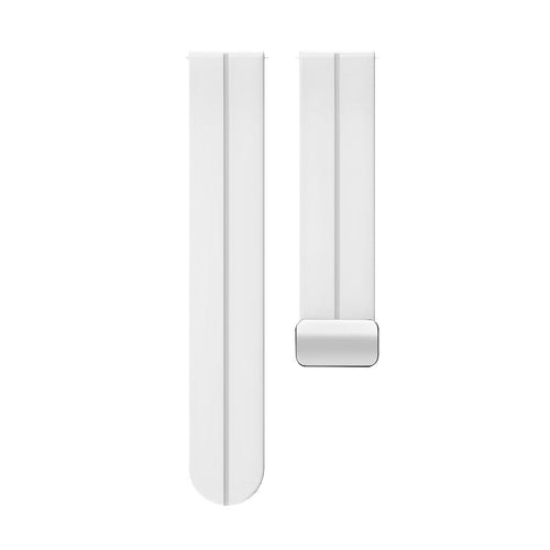 White Sport Smartwatch Strap - Waterproof Rubber | Comfort