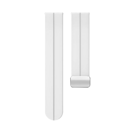 White Sport Smartwatch Strap - Waterproof Rubber | Comfort