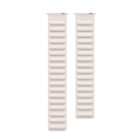 Magnetic Smartwatch Band - White Leather | Comfort