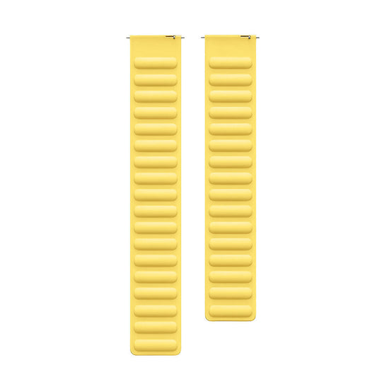 Magnetic Watch Strap - Yellow Leather | Comfort