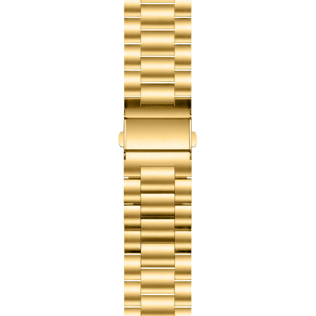 Stainless Steel Smartwatch Band - Gold, Durable | Style