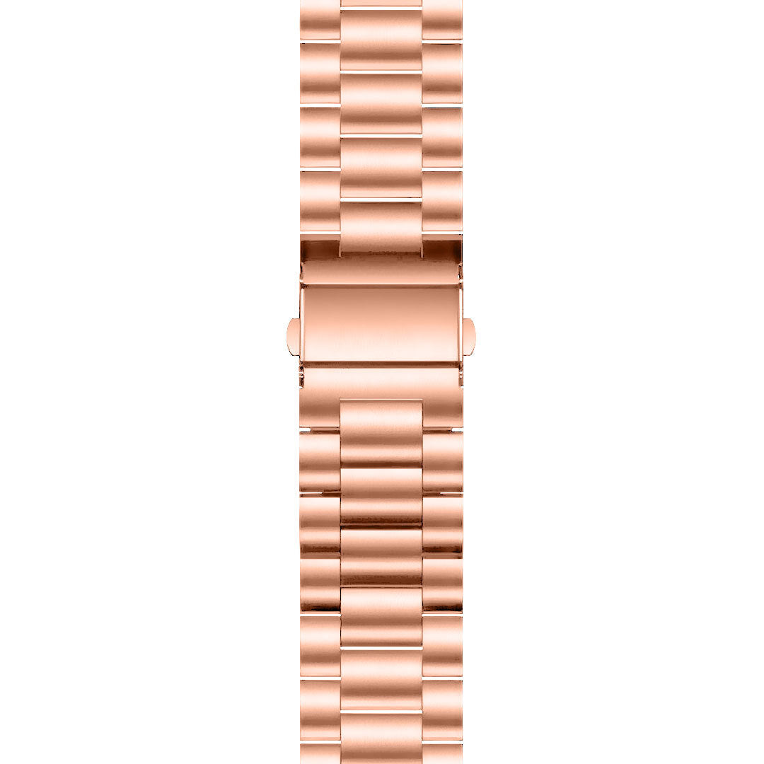 Rose Gold Stainless Steel Watch Band - Premium Steel | Elegant