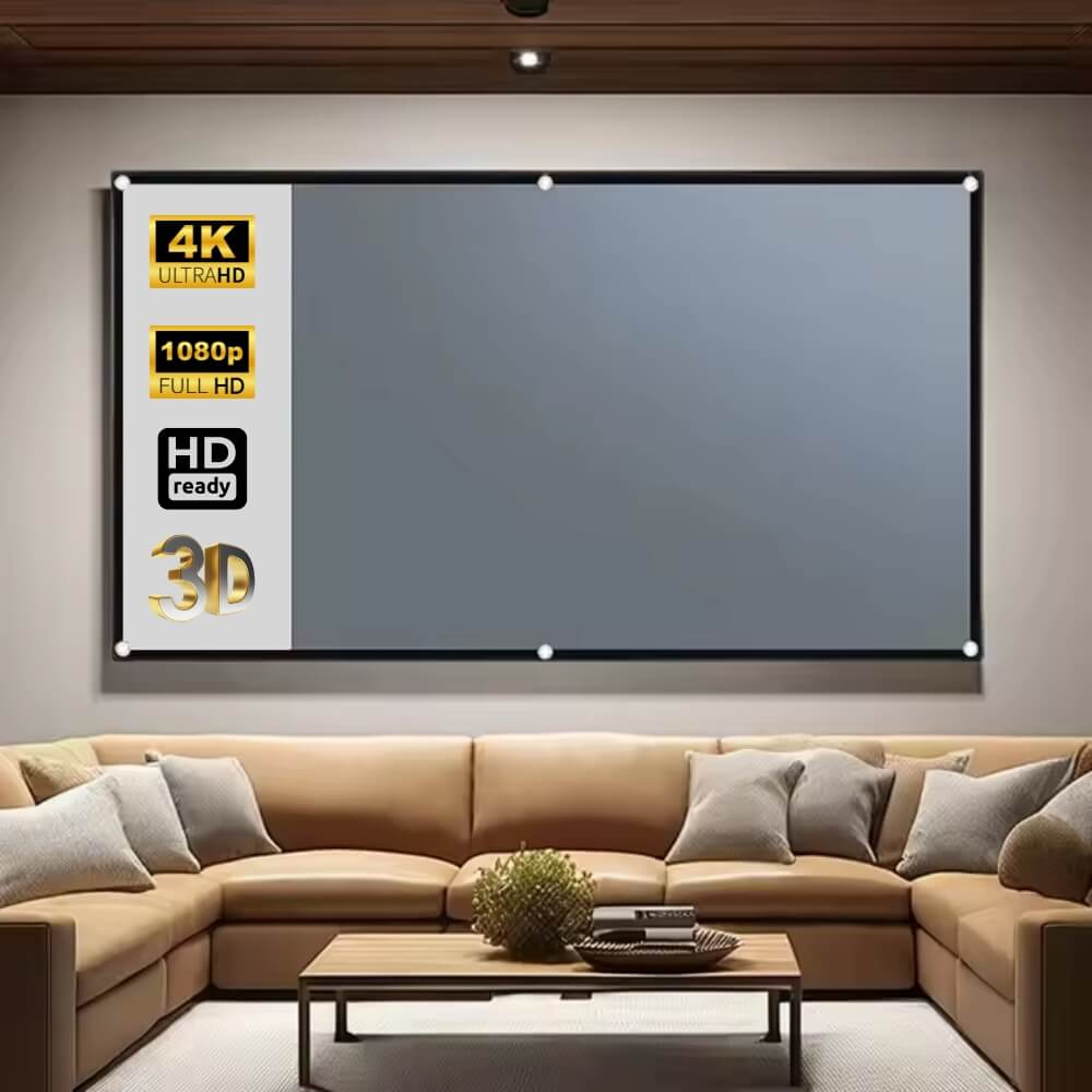 Grey Projection Screen - 100 Inch ALR | Immersive Cinema