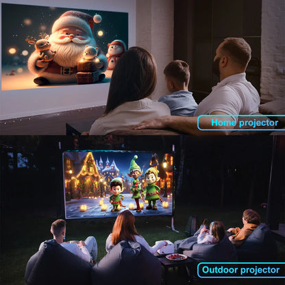 Native 1080P Projector - WiFi 6, Portable | Home Cinema