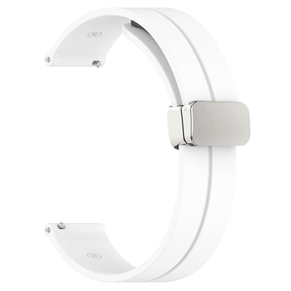 White Sport Smartwatch Strap - Waterproof Rubber | Comfort