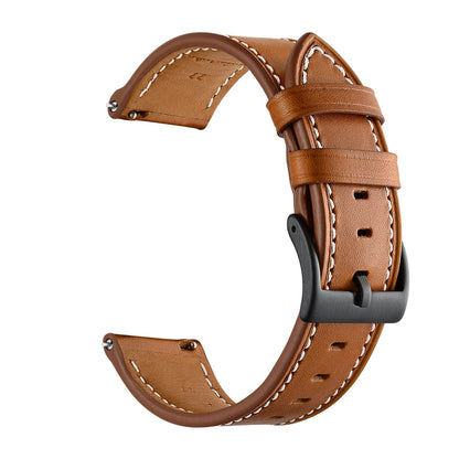 Brown Leather Smartwatch Strap - Elegant | Durable