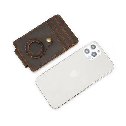 AirTag Leather Wallet - Slim RFID Wallet | Secure Style