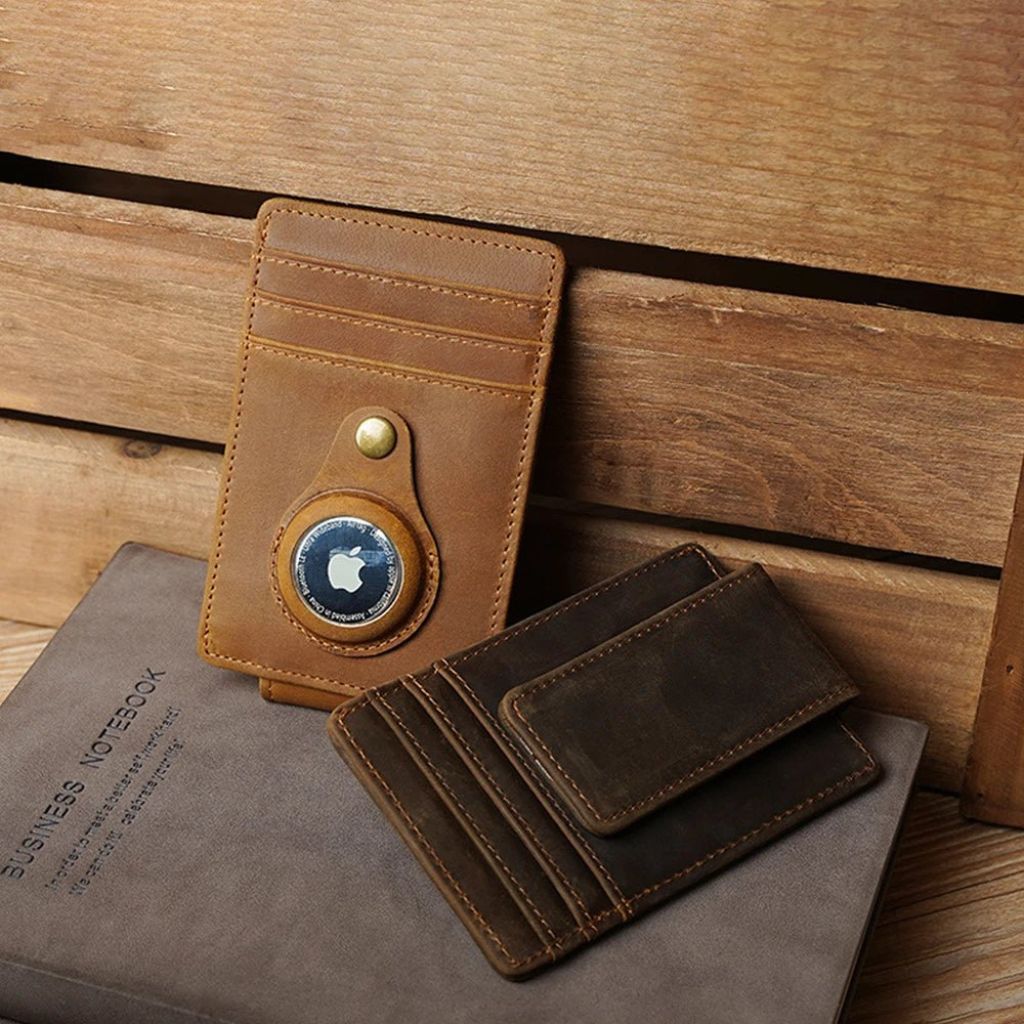 AirTag Wallet - Leather RFID Slim | Secure Style