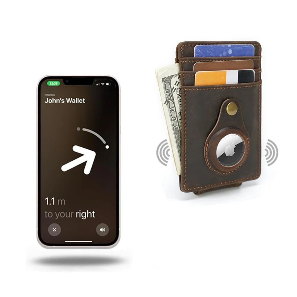 AirTag Wallet - Leather RFID Slim | Secure Style