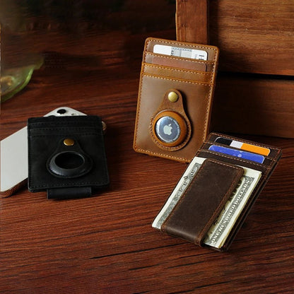 AirTag Leather Wallet - Slim RFID Wallet | Secure Style