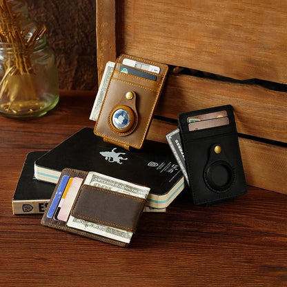 AirTag Wallet - Leather RFID Slim | Secure Style