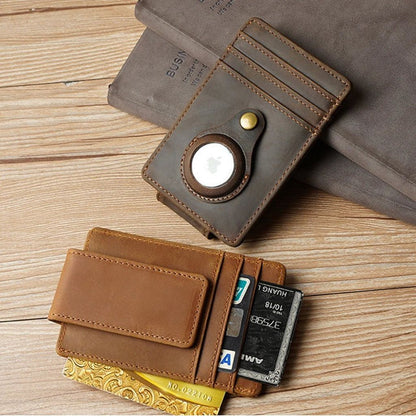 AirTag Wallet - Leather RFID Slim | Secure Style