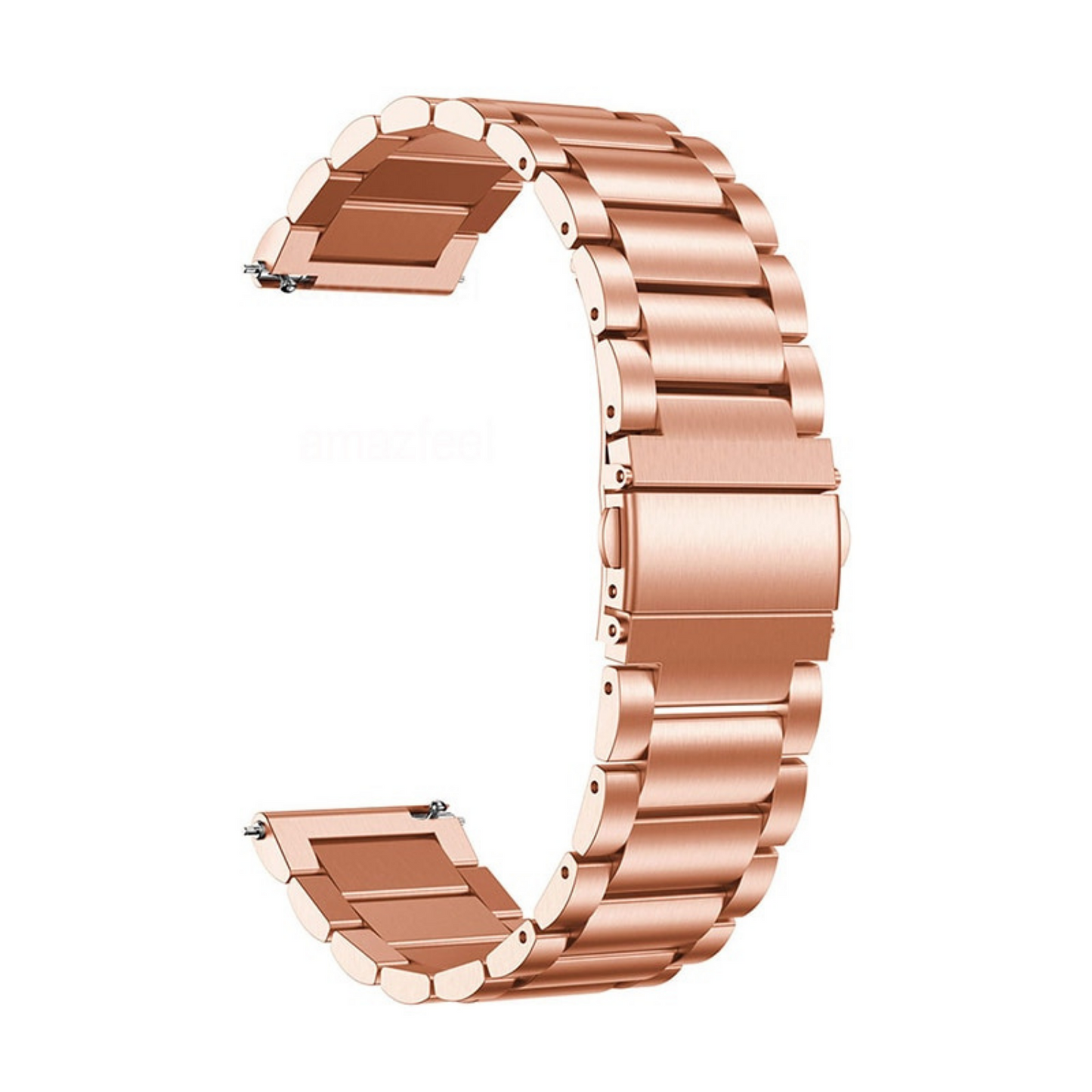 Rose Gold Stainless Steel Watch Band - Premium Steel | Elegant