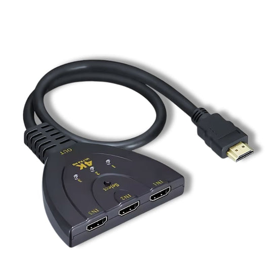 HDMI Switch - 3-Port 4K | Seamless Connectivity