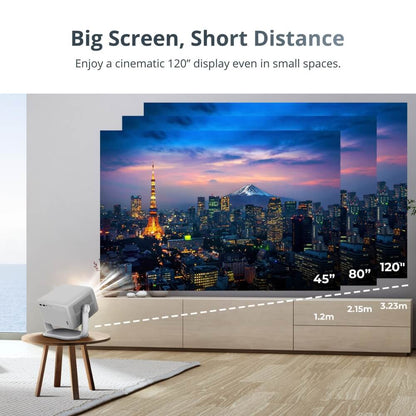 Smart Projector - 2K, 120" | Immersive Cinema