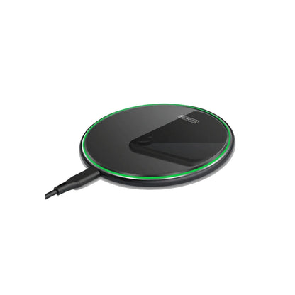 Qi Wireless Charger - Onyx Black, Fast Charge | Clutter-Free