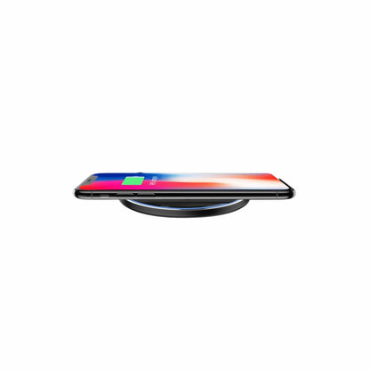 Qi Wireless Charger - Onyx Black, Fast Charge | Clutter-Free
