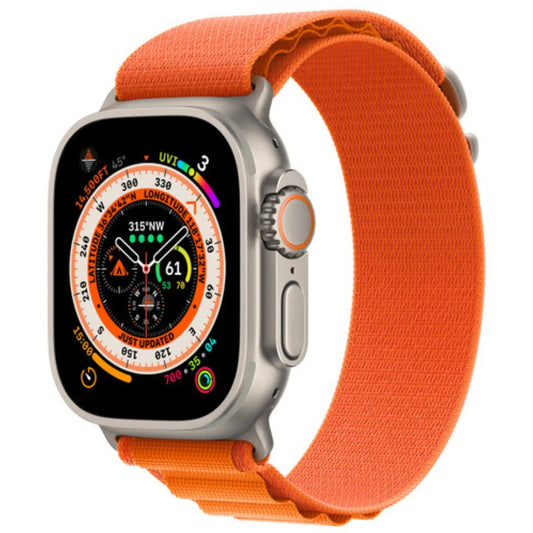 Rugged Apple Watch Band - Peach Orange Titanium | Durable