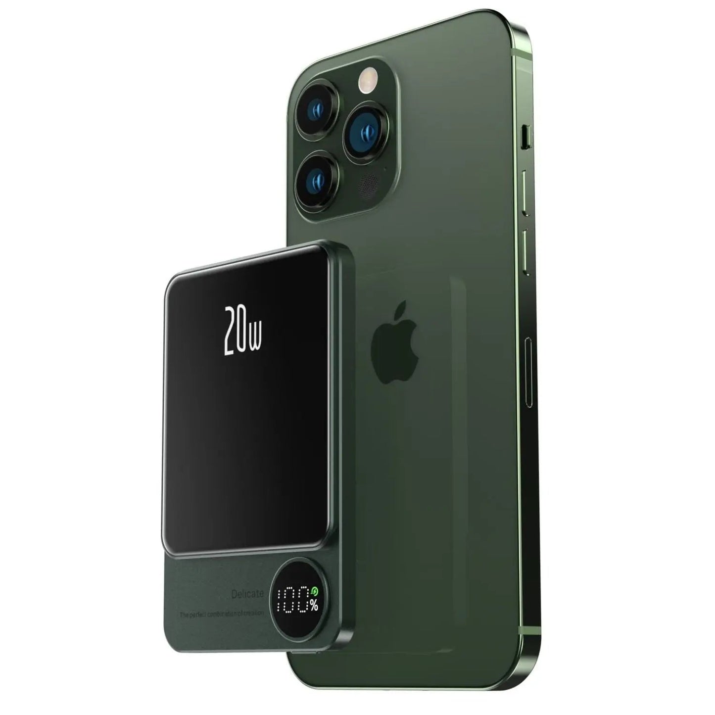 Magnetic iPhone Power Bank - Ultra-Slim, Portable | Seamless Power