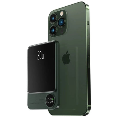Magnetic iPhone Power Bank - Ultra-Slim, Portable | Seamless Power