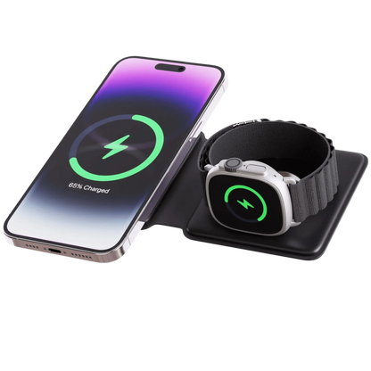 Foldable Wireless Charger - MagSafe, 2-in-1 | Travel Ready