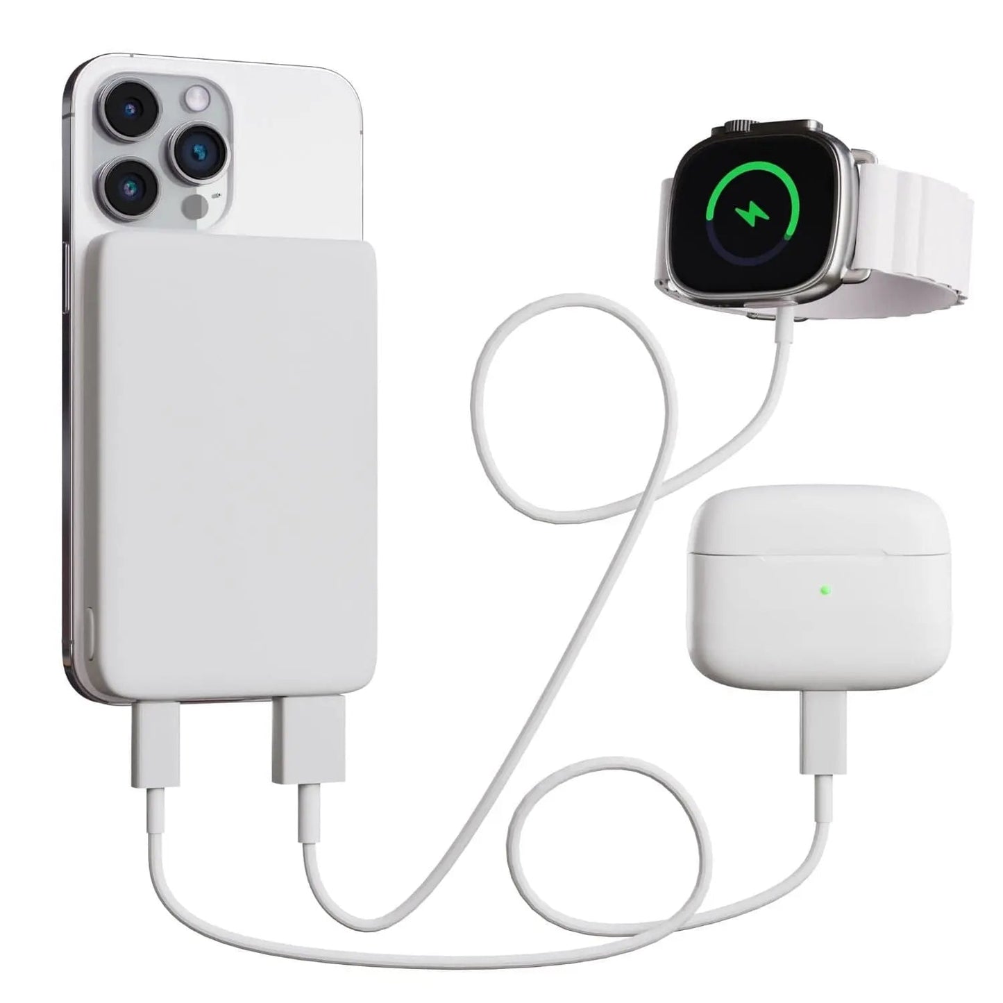 MagSafe Power Bank - 10000mAh Wireless Black | Extended Battery