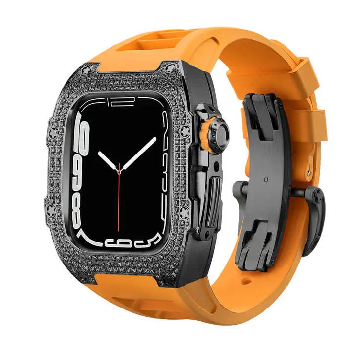 Luxury Apple Watch Case - Titanium Rose | Elegant