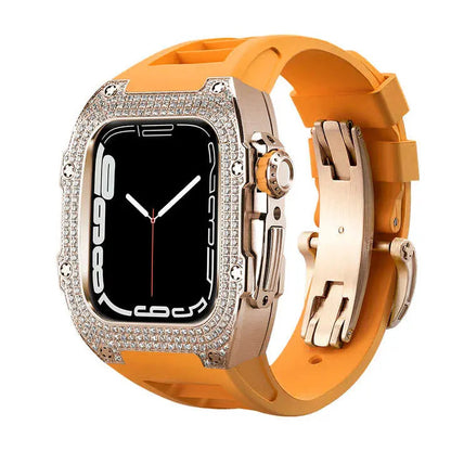 Luxury Apple Watch Case - Titanium Rose | Elegant