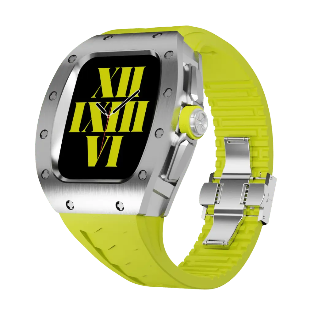 Titanium Apple Watch Case - 44/45mm Silver | Sophistication