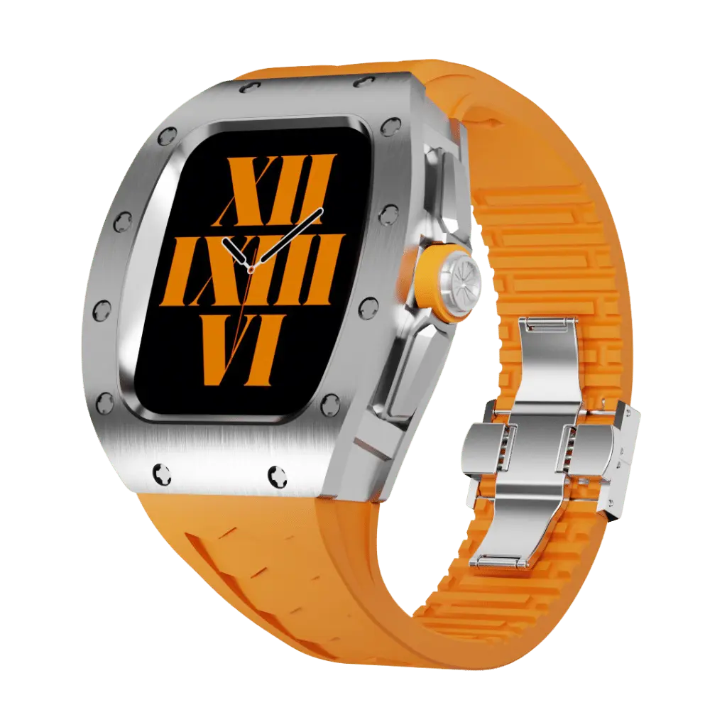 Titanium Apple Watch Case - 44/45mm Silver | Sophistication
