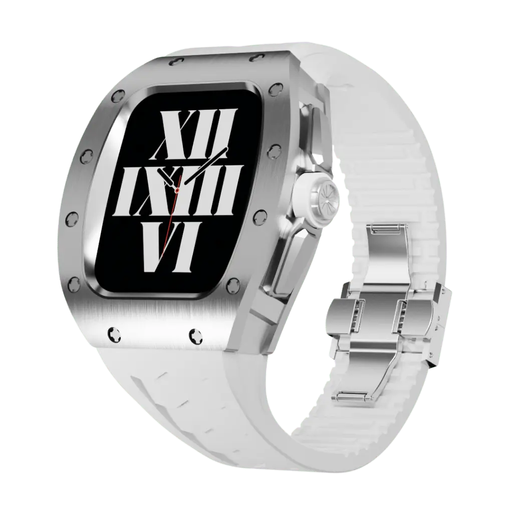Titanium Apple Watch Case - Silver, 44mm | Luxury