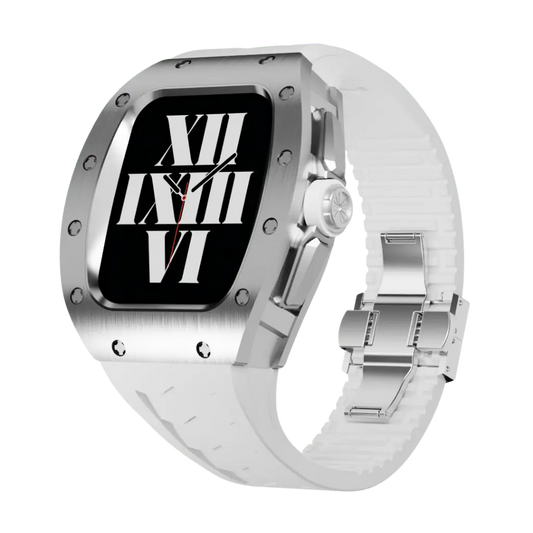 Titanium Apple Watch Case - Silver, 44mm | Luxury