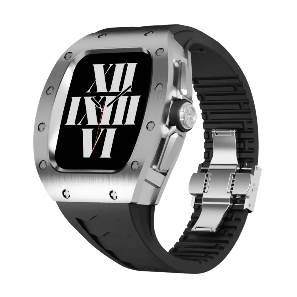 Titanium Apple Watch Case - Silver, 44mm | Luxury