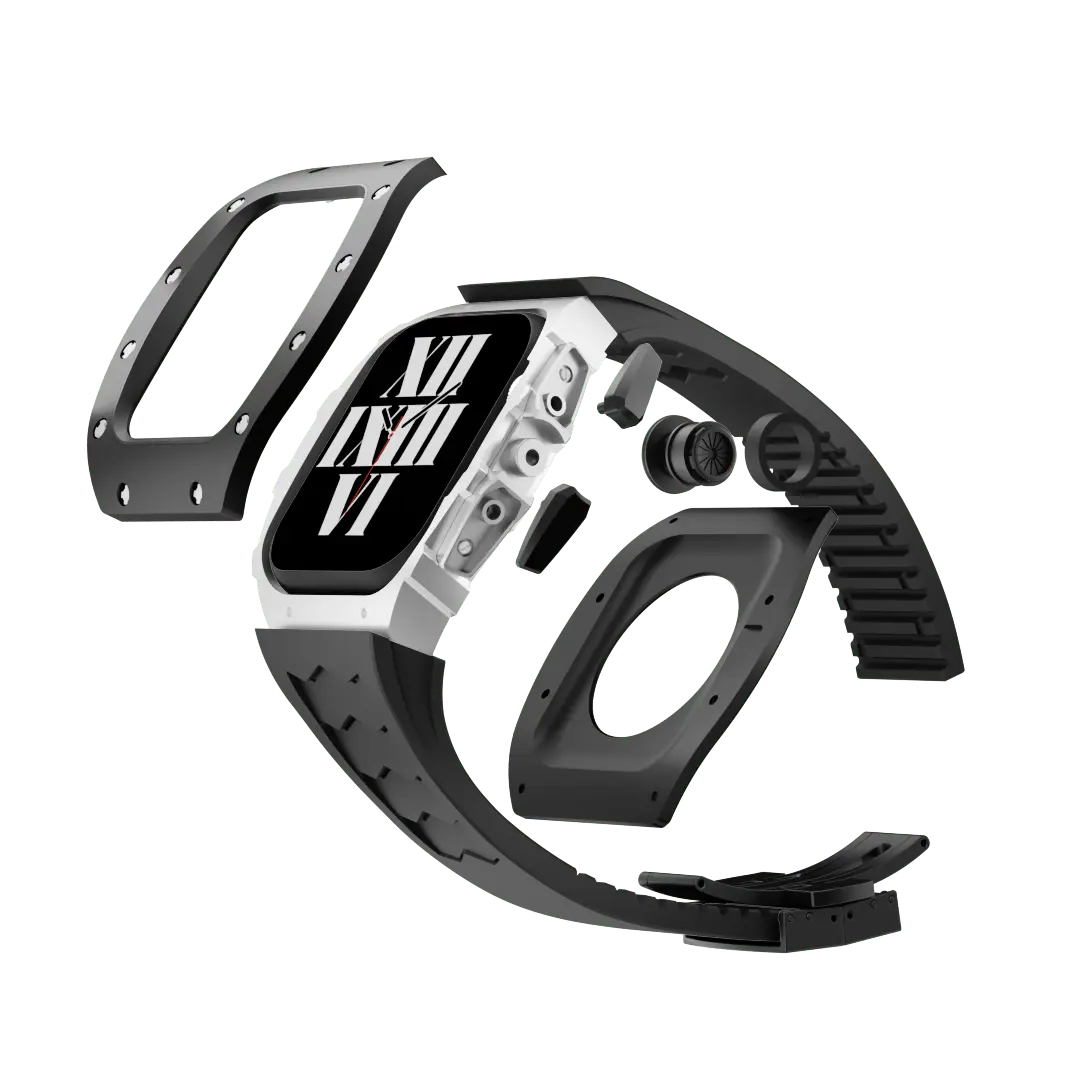 Titanium Apple Watch Case - 44/45mm Silver | Sophistication