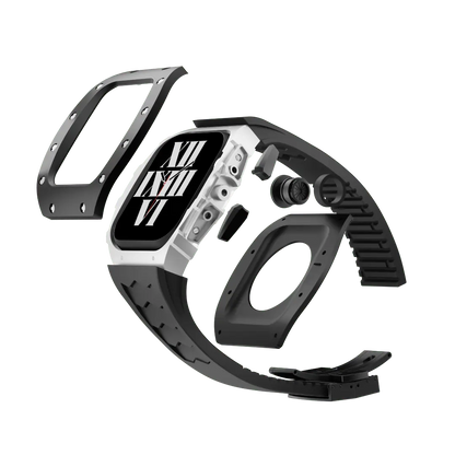 Titanium Apple Watch Case - 44/45mm Silver | Sophistication