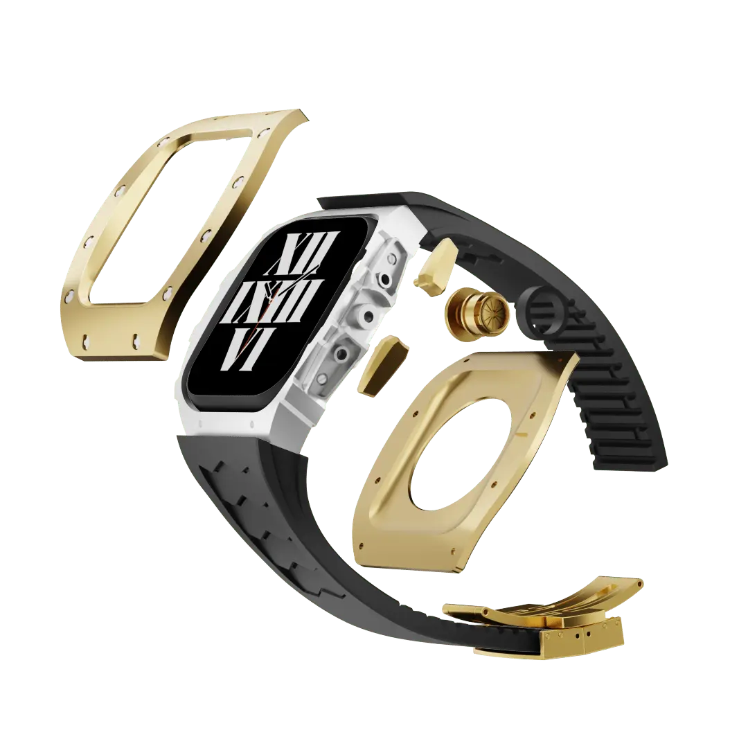 Titanium Apple Watch Case - Silver, 44mm | Luxury
