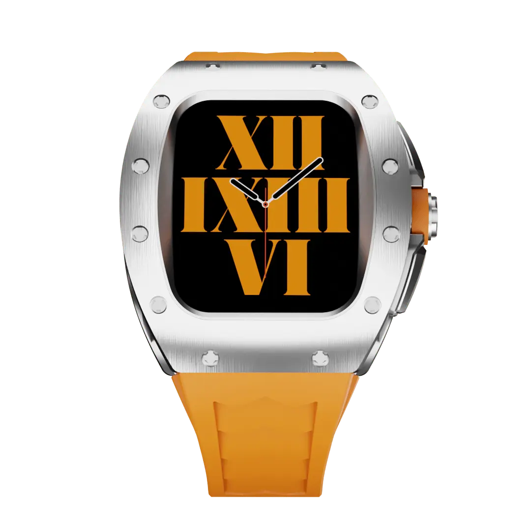 Titanium Apple Watch Case - 44/45mm Silver | Sophistication