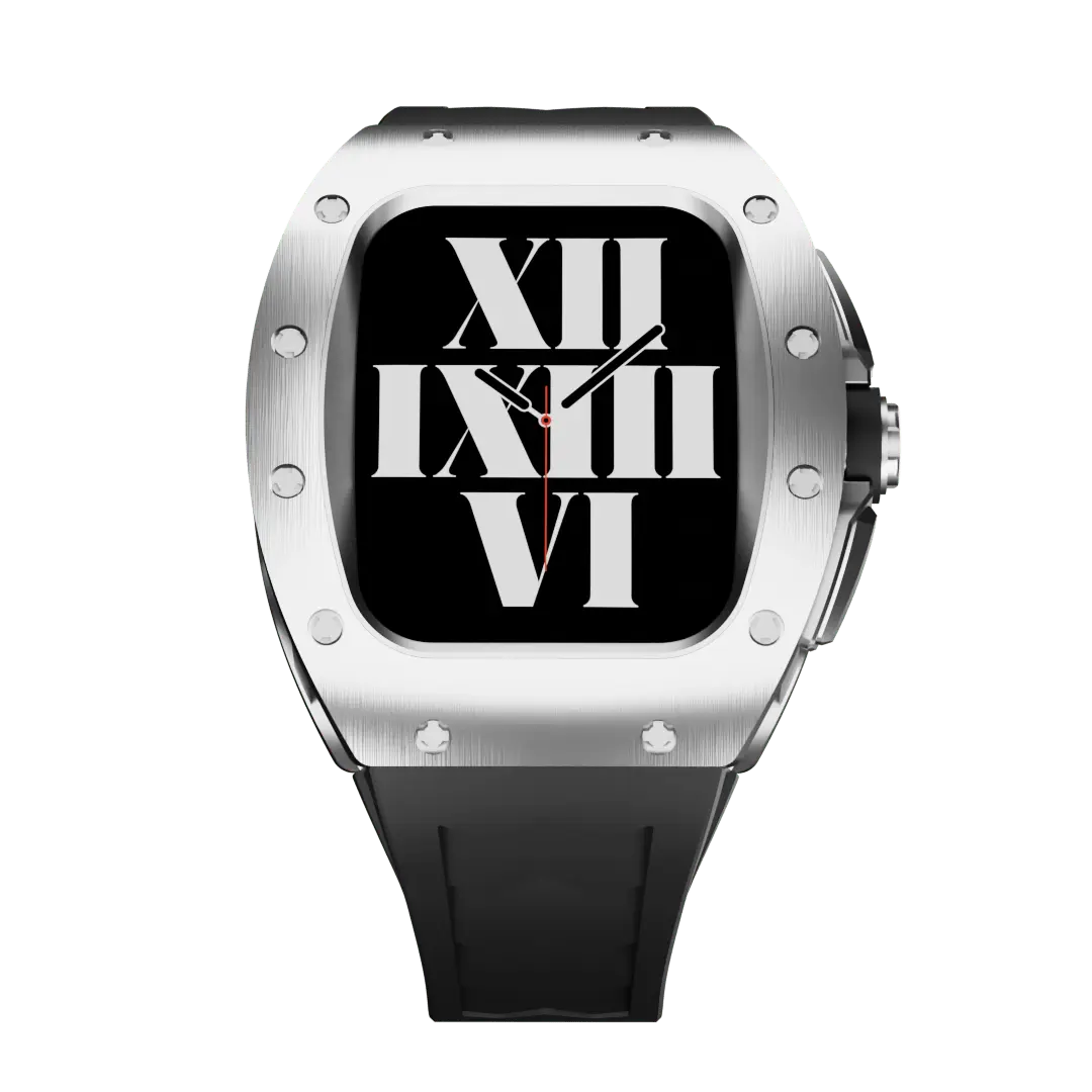 Titanium Apple Watch Case - Silver, 44mm | Luxury