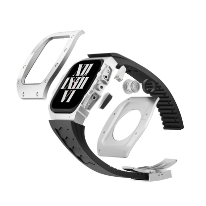 Titanium Apple Watch Case - 44/45mm Silver | Sophistication