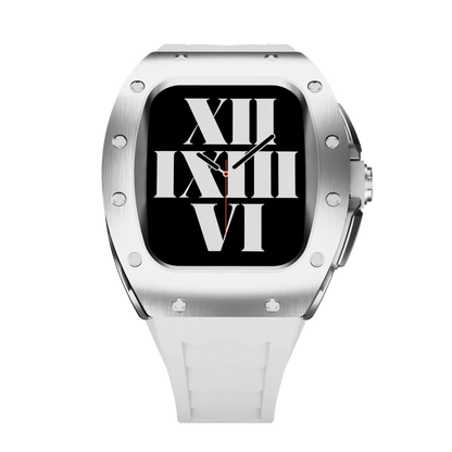 Titanium Apple Watch Case - 44/45mm Silver | Sophistication