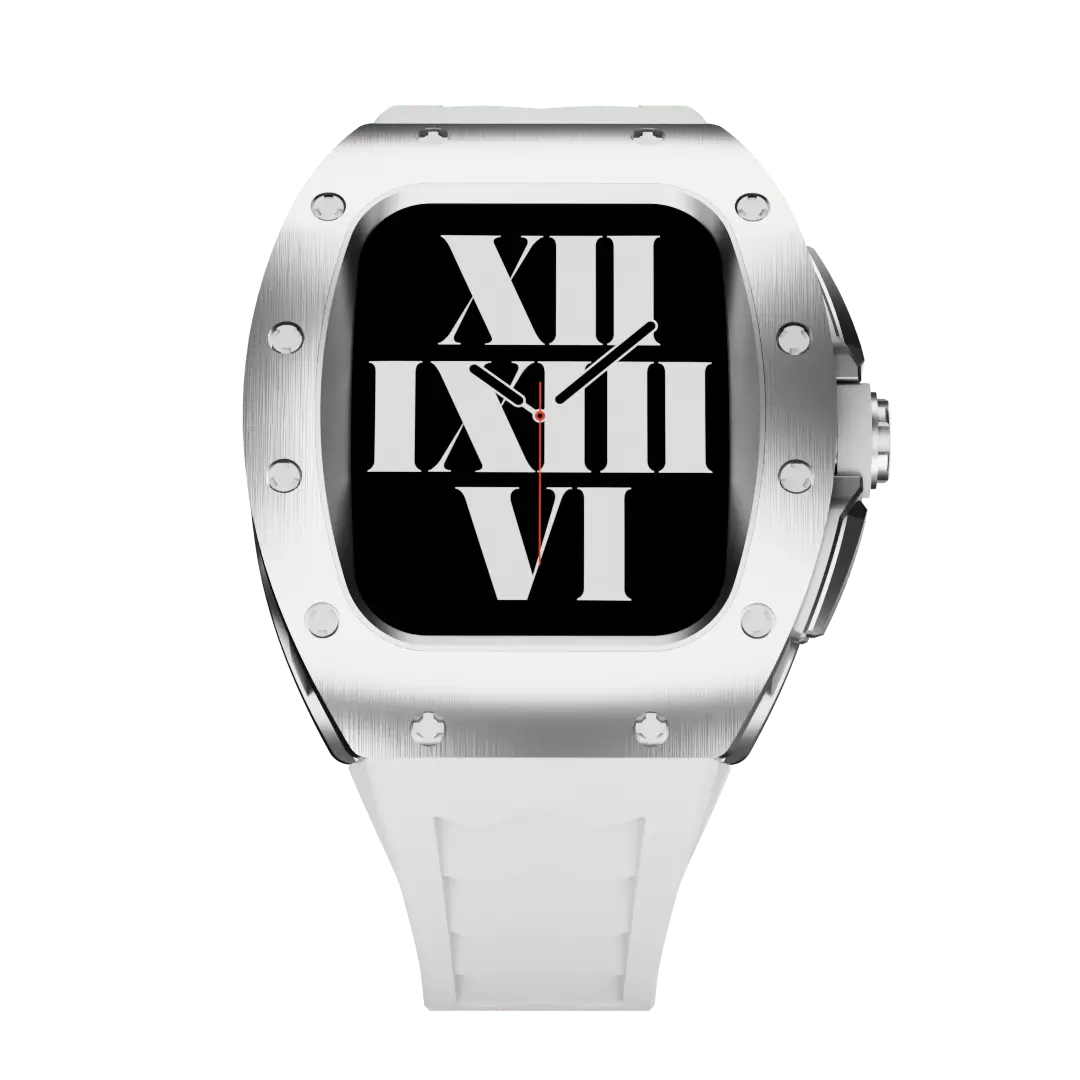 Titanium Apple Watch Case - Silver, 44mm | Luxury