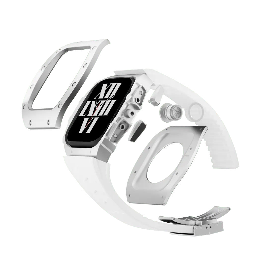 Titanium Apple Watch Case - Silver, 44mm | Luxury